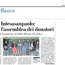Fidas Intesasanpaolo celebra il ritorno dell'assemblea dei donatori!